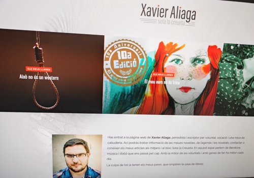 Xatcom - Agencia digital Valencia Projekt - Individuelle Website für Xavier Aliaga