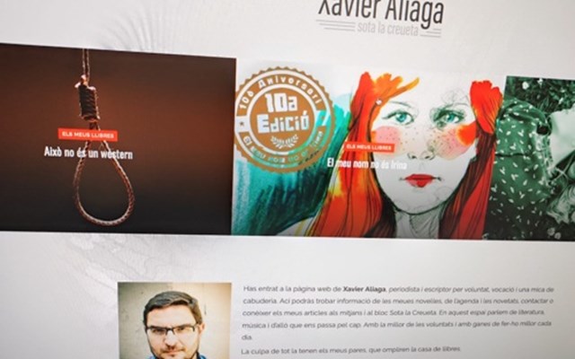 Xatcom - Agencia digital Valencia Projekt - Individuelle Website für Xavier Aliaga
