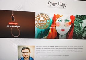 Xatcom - Agencia digital Valencia Projekt - Individuelle Website für Xavier Aliaga