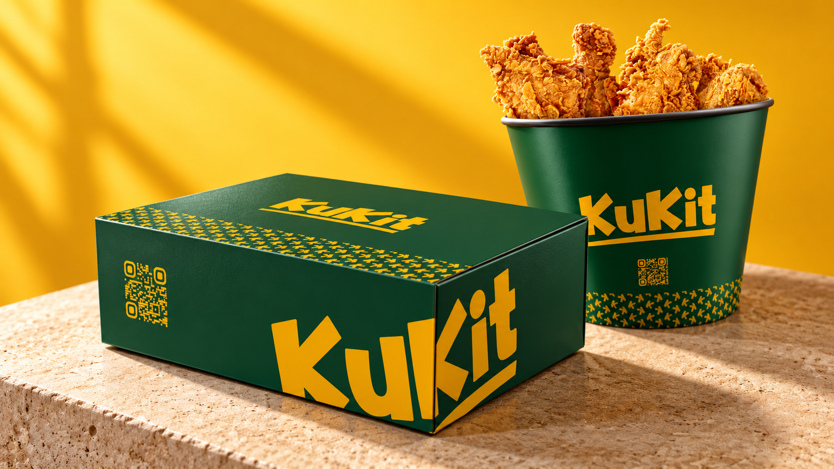 Abcon Branding Projekt - Kukit, Markenauftritt und Verpackungen für Fast Food