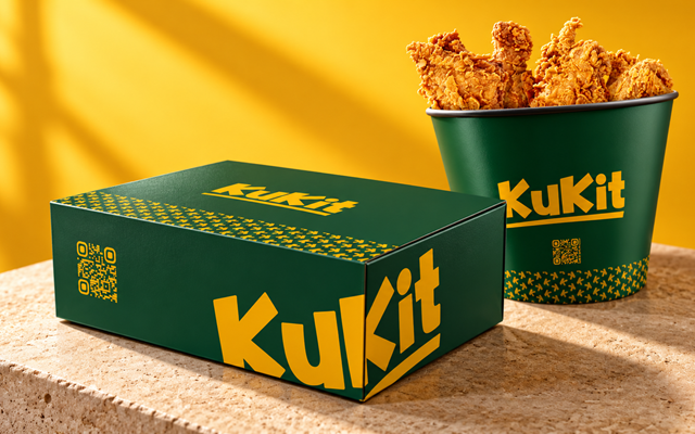 Abcon Branding Projekt - Kukit, Markenauftritt und Verpackungen für Fast Food