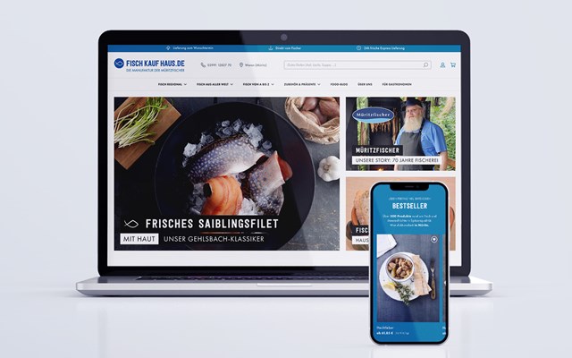 4eck Media | Webdesign & SEO/GEO Projekt - Konzeption & Entwicklung des Online-Shops Fischkaufhaus.de