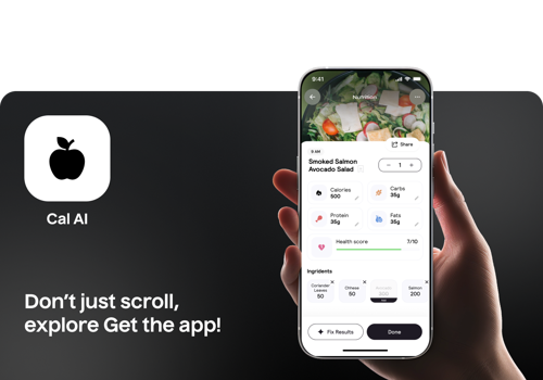 Cal Ai, Intelligente App zur Erfassung von Lebensmitteln und Kalorien