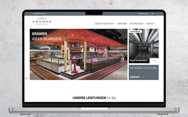 Waldhirsch Marketing Projekt - Website Relaunch für KRAMER