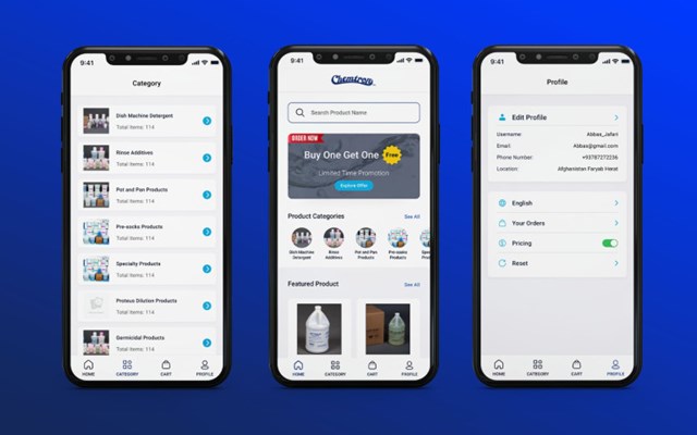 HeyFlutter Projekt - Chemtron - E-Commerce-Anwendung