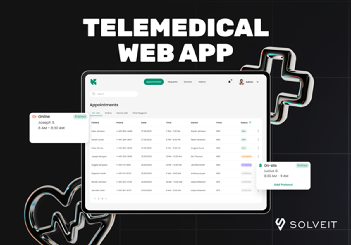 Telemedizinische Web-App