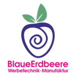 BlaueErdbeere Werbetechnik GmbH Logo