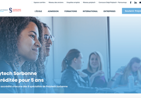 Feel and Clic. Projekt - Polytech Sorbonne: Webplattform zur Präsentation von Studiengängen