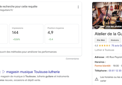 myseosimple Projekt - Gitarrenwerkstatt