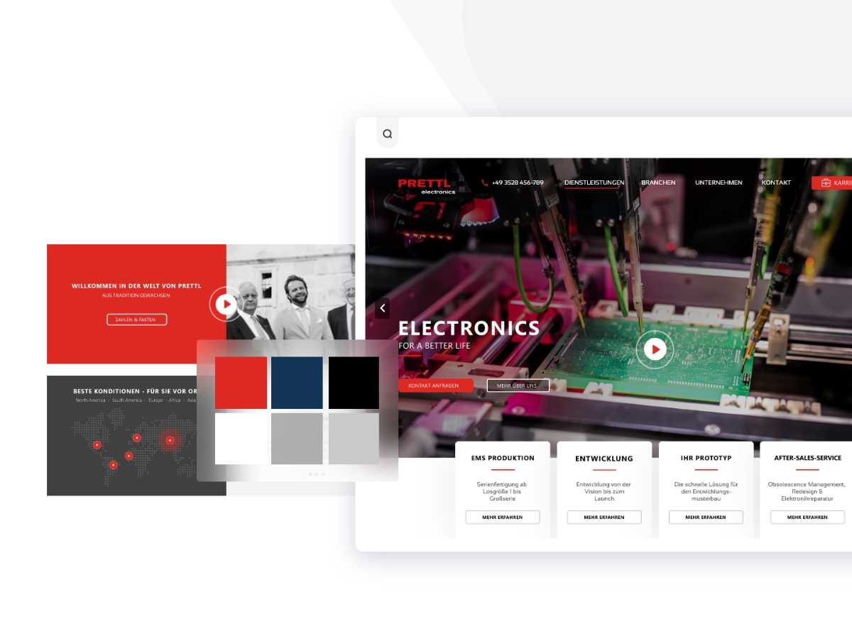 iseo Digitalagentur Projekt - Prettl Elektronik - WebRelaunch