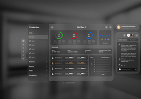 Daito Design Projekt - Wellsite-Produktion mit räumlichem Computing