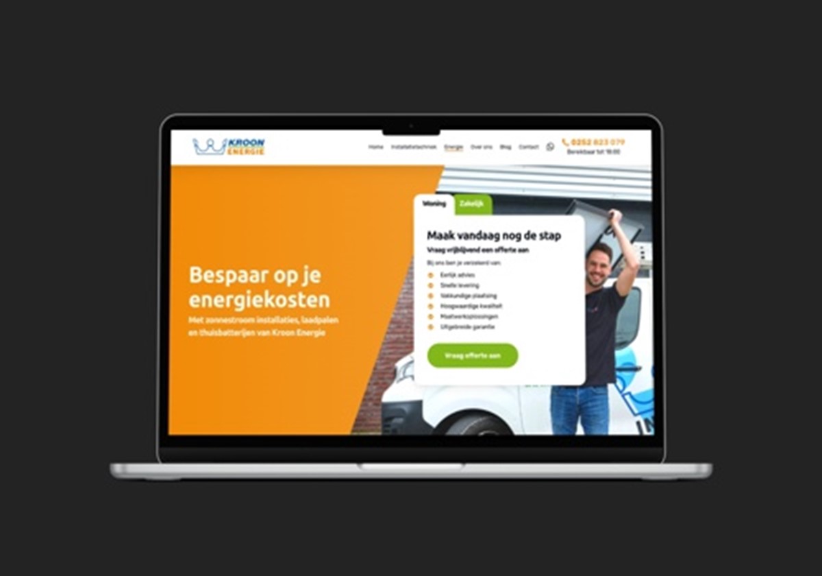 Kroon Energie - Individuelle Website - Kroon Energie