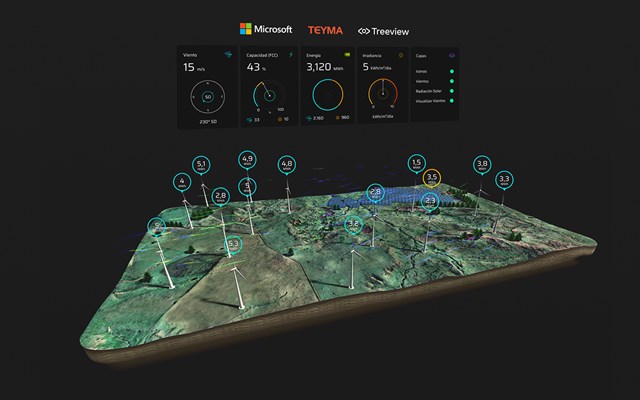 Treeview Projekt - Mixed Reality Digitaler Zwilling Datenvisualisierung