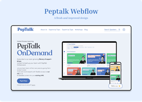 TechTIQ Solutions Projekt - Peptalk für Webflow
