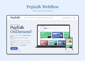 TechTIQ Solutions Projekt - Peptalk für Webflow