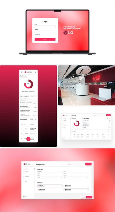 Kundenspezifische CRM-Entwicklung / LG Electronics
