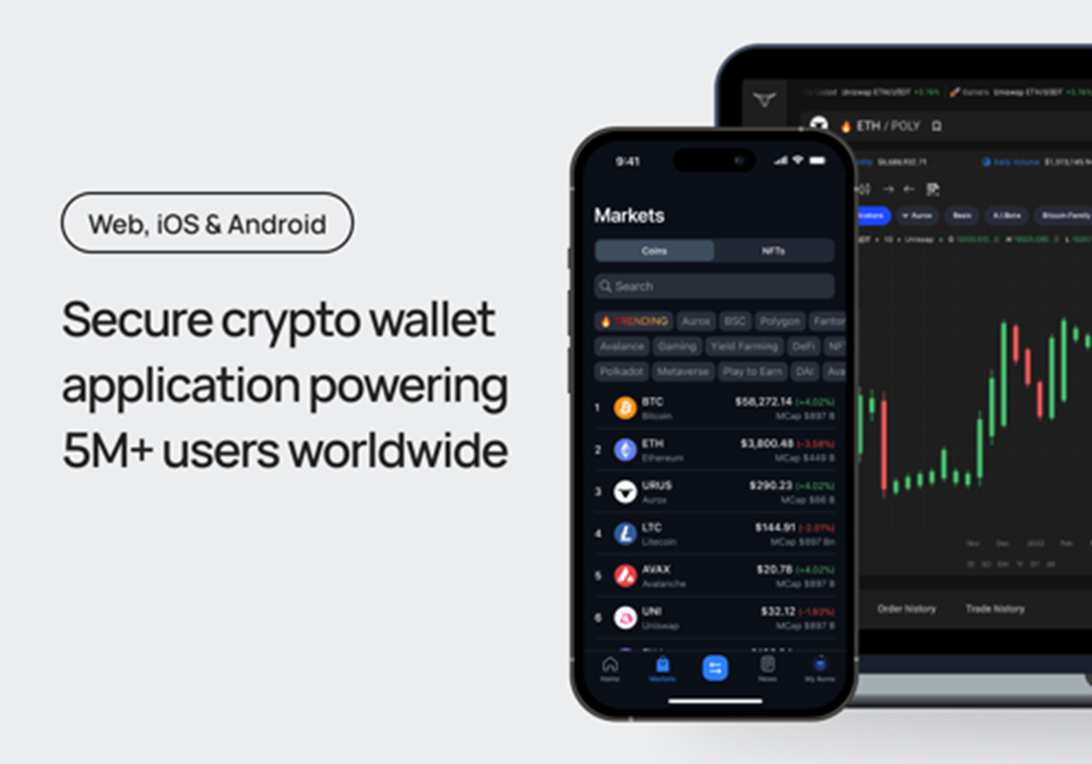 Krypto-Wallet-App - Aurox