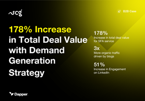 Dapper - the demand agency Projekt - 178% Steigerung des gesamten Deal-Volumens mit Demand Gen