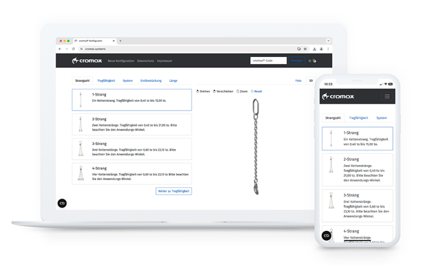 operun Digital Solutions Projekt - cromox Konfigurator