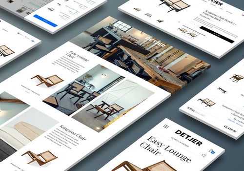 WHITE Digital Agency Projekt - B2B- & B2C-Webshop, DETJER