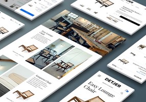 WHITE Digital Agency Projekt - B2B- & B2C-Webshop, DETJER