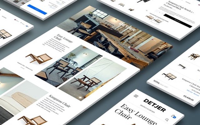 WHITE Digital Agency Projekt - B2B- & B2C-Webshop, DETJER