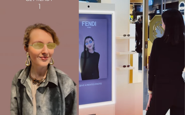 loook.ai Projekt - Fendi - AR Mirror for Travel Retail