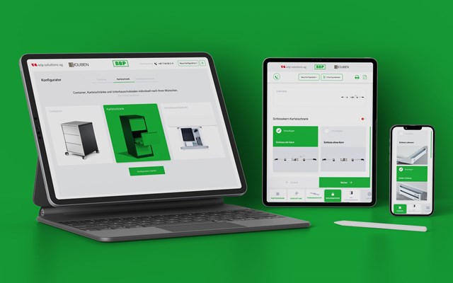 VI BRAND STUDIOS GmbH Projekt - B2B Produktkonfigurator für digitalen Vertrieb