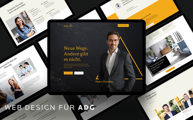 oktopods Agency GmbH Projekt - ADG Top Leadership: Website-Entwicklung