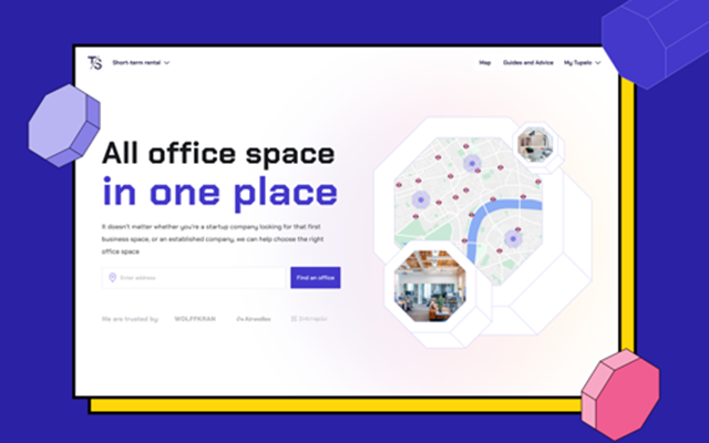 Prototeam Projekt - Tupelo Spaces | Webdesign