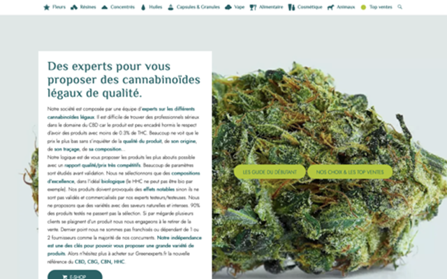 Limbus Studio Projekt - E-Commerce-Website greenexperts.fr