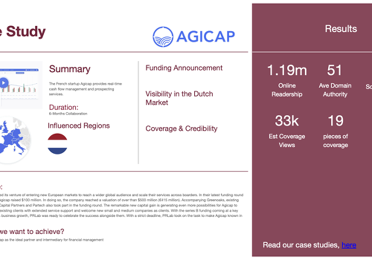 Fallstudie für Agicap - 