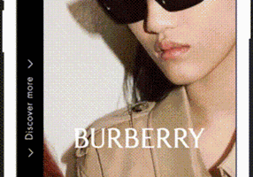 Mobkoi Projekt - Sunglass Hut + Burberry Engagement mit Storefinder-Anzeige