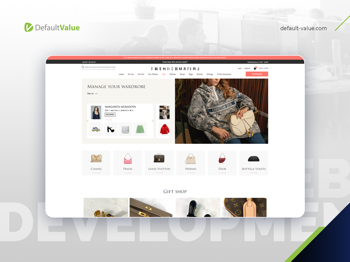  Entwicklung einer Luxus-Marktplatz-Plattform - Trends Hunters