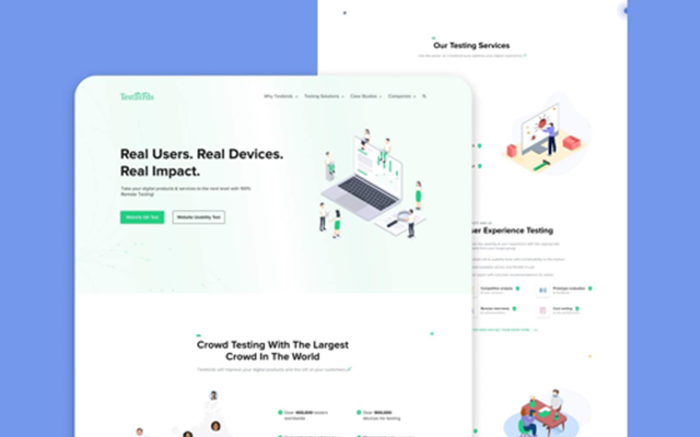 Do IT Big Projekt - TestBird, Redesign der Landingpage