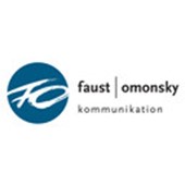 faust | omonsky kommunikation Logo