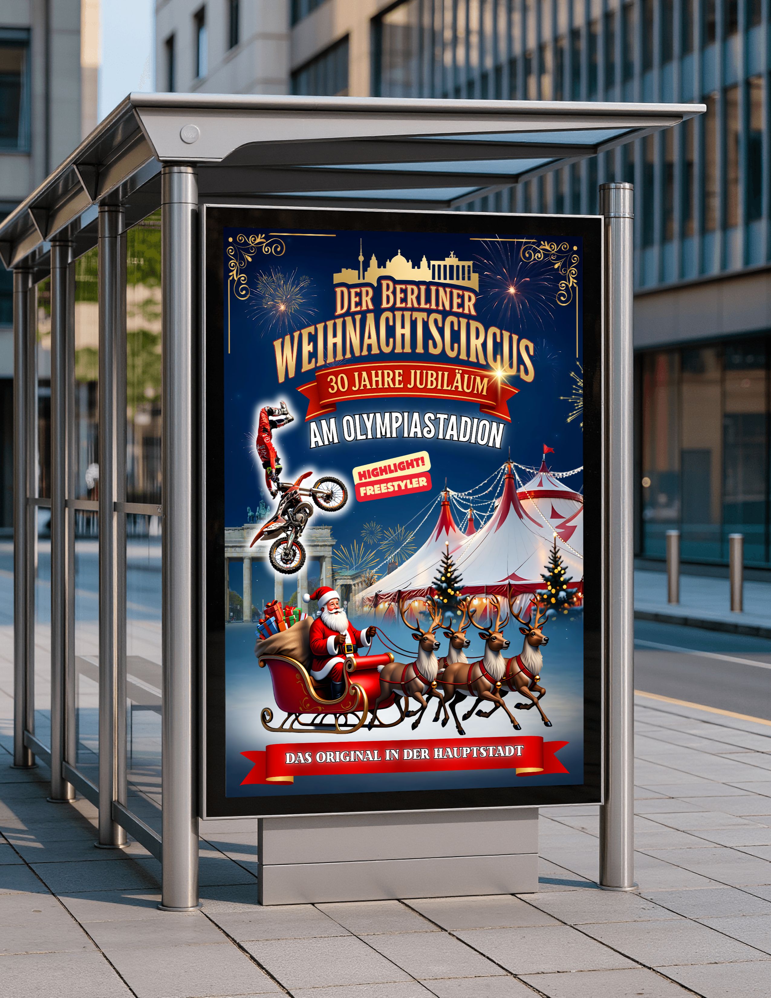 ArtiPixel Projekt - Kompletter Markenauftritt für Berliner Weihnachtscircus