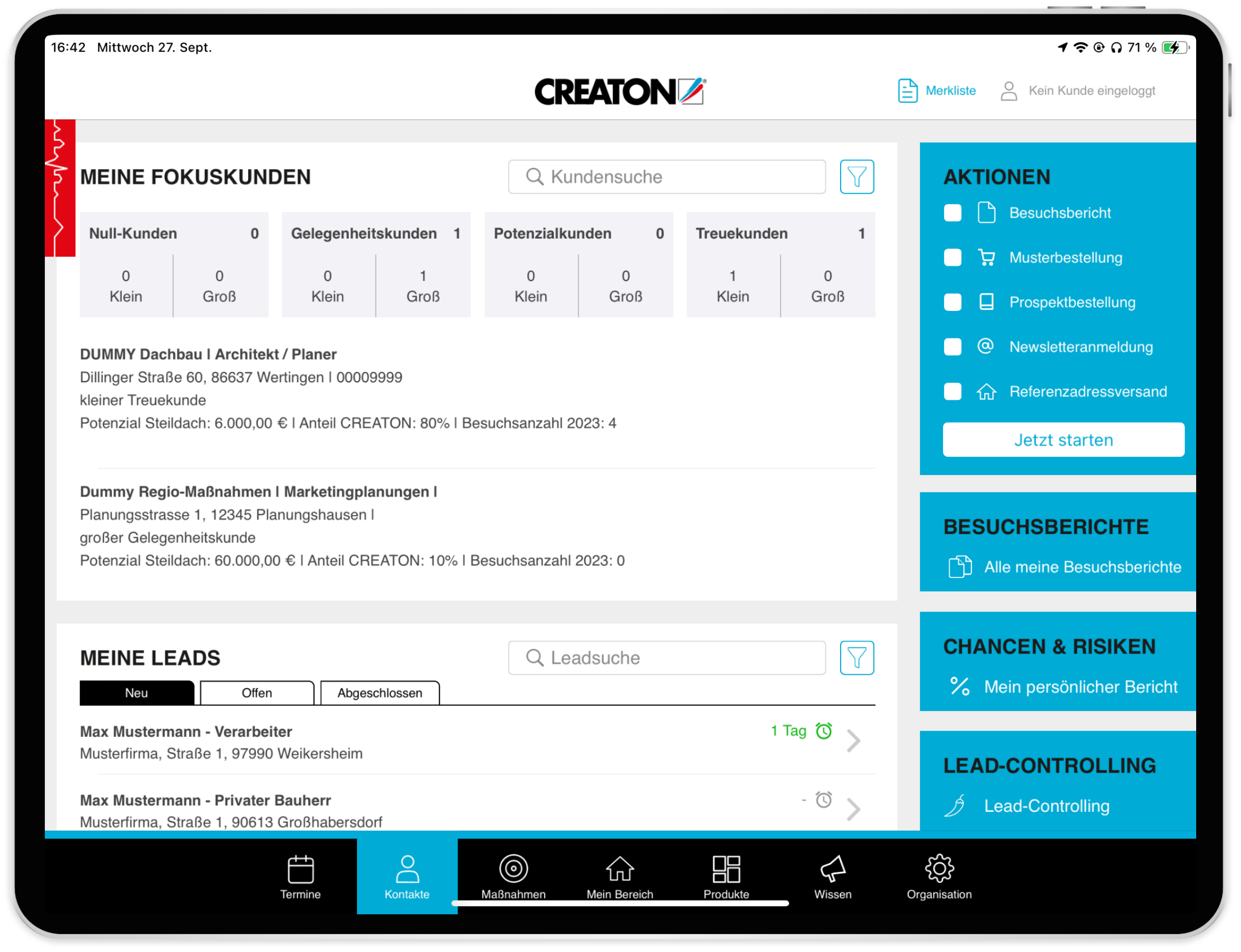Kommdirekt GmbH Projekt - myCREATON - die mobile Vertriebs-App auf Basis von SAMOA