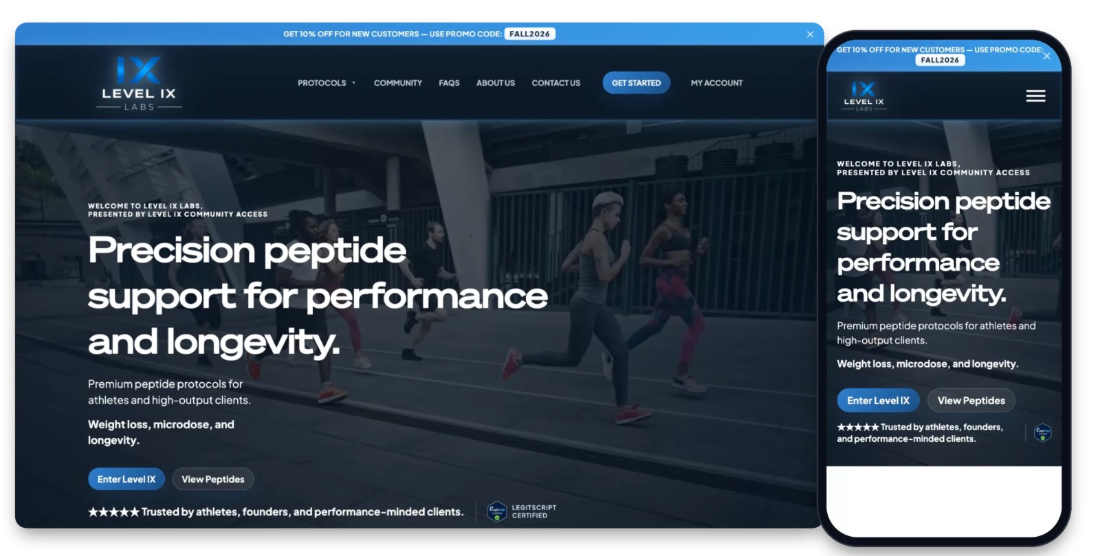 Creative Mindworks Projekt - Branding- und E-Commerce-Website für Level IX Labs