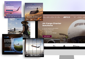 Digitalised Projekt - Digitale Werbung für Luftfahrt-Charter