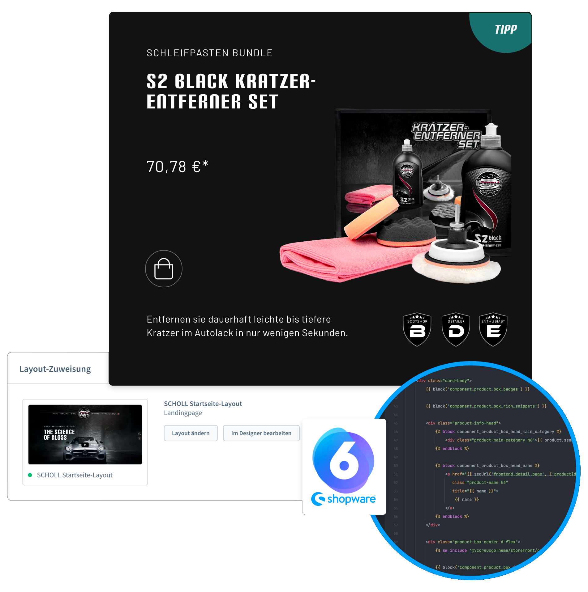 VI BRAND STUDIOS GmbH Projekt - Onlineshop mit Shopware 6 für B2B & B2C