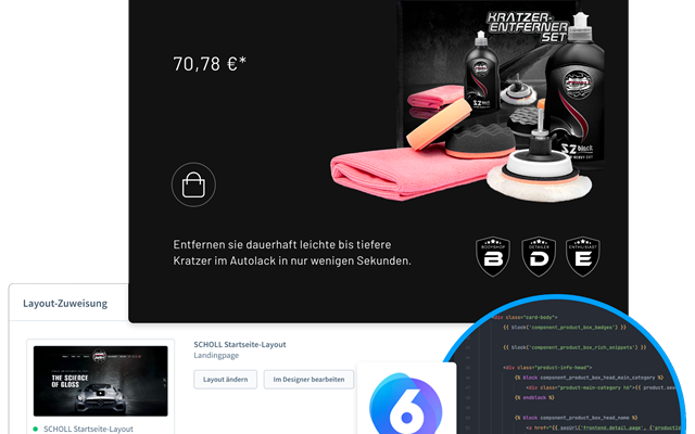 VI BRAND STUDIOS GmbH Projekt - Onlineshop mit Shopware 6 für B2B & B2C