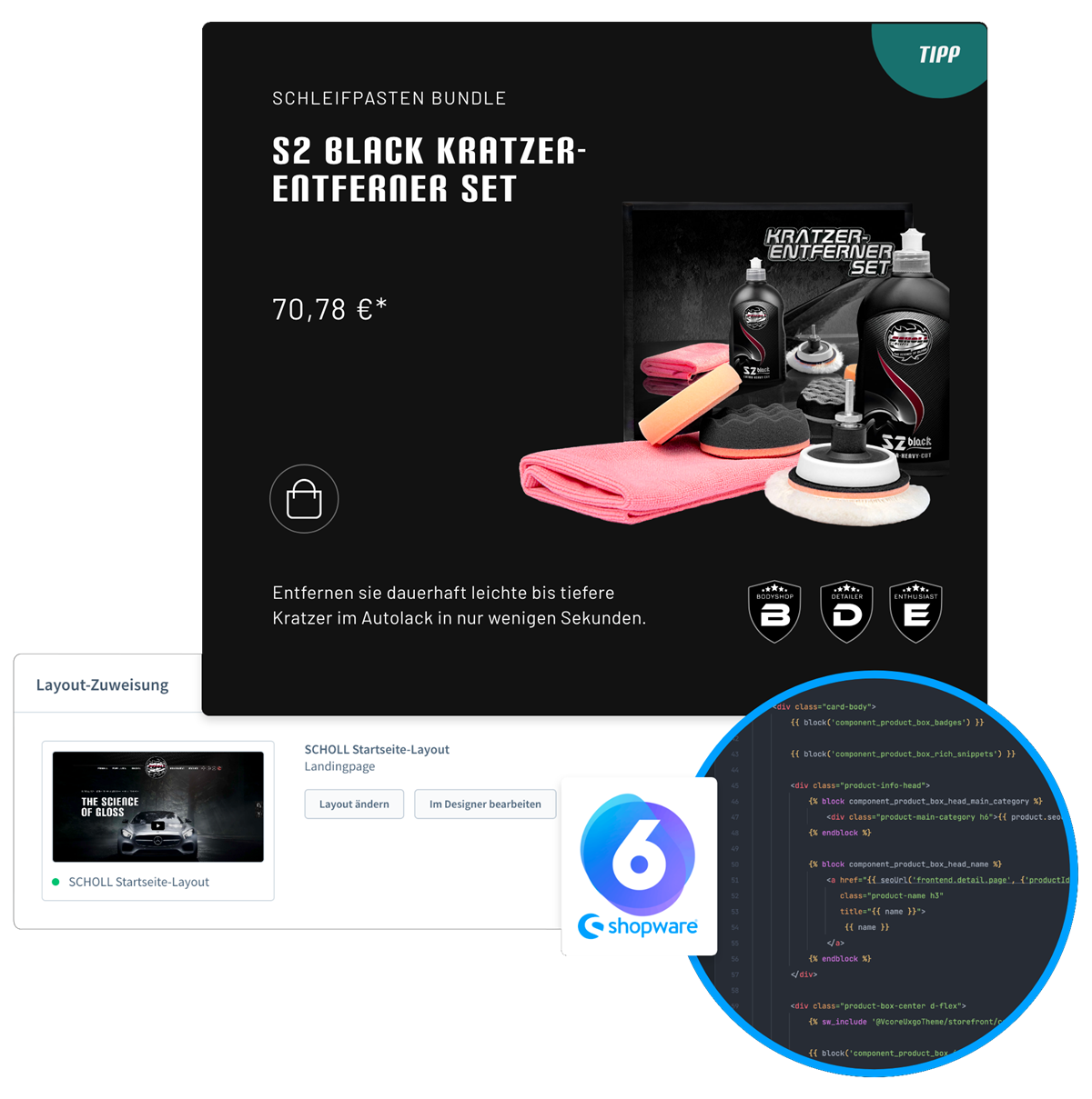 Onlineshop mit Shopware 6 für B2B & B2C
