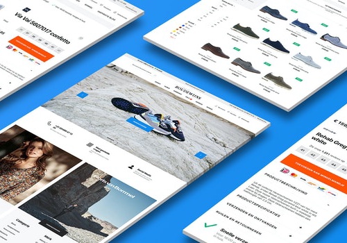 WHITE Digital Agency Projekt - B2C-Webshop, Schuhe von Boudewijns