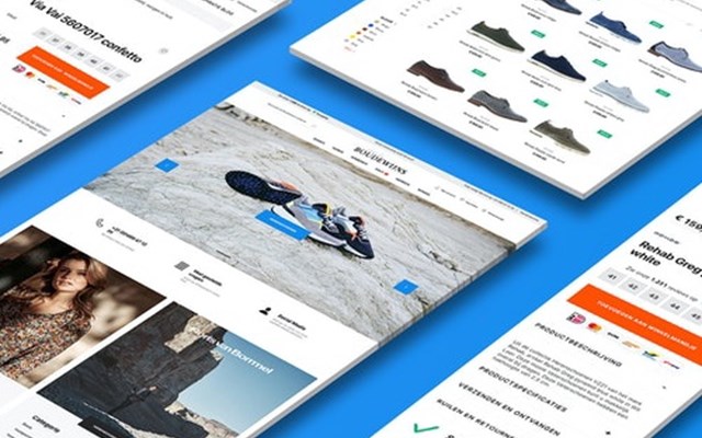 WHITE Digital Agency Projekt - B2C-Webshop, Schuhe von Boudewijns