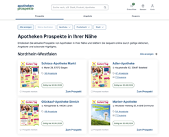 TITANSHUB GmbH Projekt - Apotheken-Prospektwelt