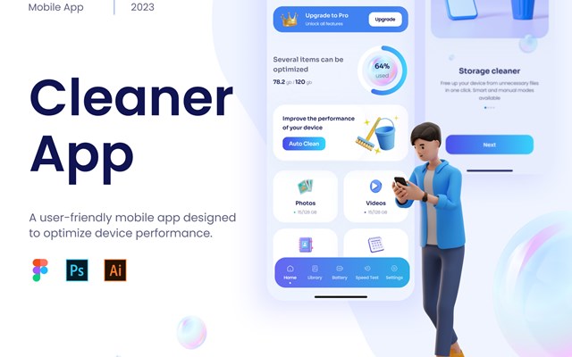 ANODA | Product Design Agency | UI UX Design | Projekt - Cleaner | Optimierung für mobile Geräte | UX/UI