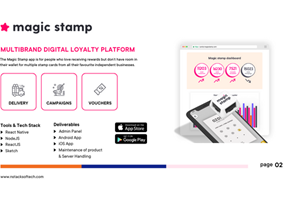 Nstack Softech LLP Projekt - Magicstamp - Kundenkarten digital gemacht