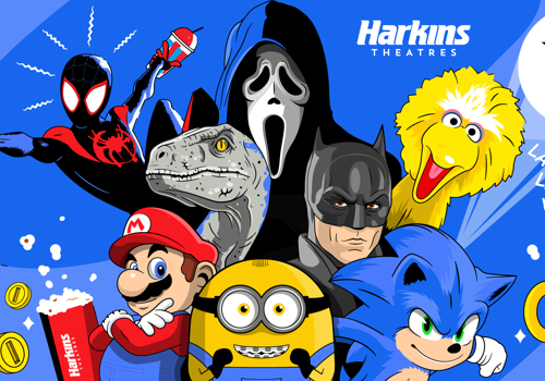 Harkins Theatres Treuebierbecher-Designs