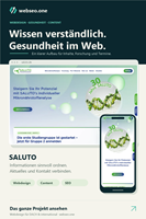 SALUTO, Webdesign für Gesundheit und Forschung